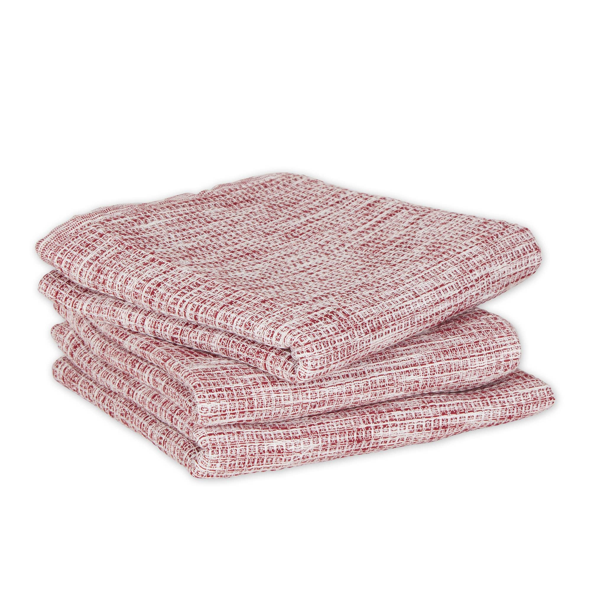DII® Tonal Recycled Cotton Waffle Dish Towels